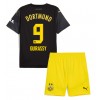 Borussia Dortmund Serhou Guirassy #9 Bortedraktsett Barn 2024-25 Kortermet (+ korte bukser)